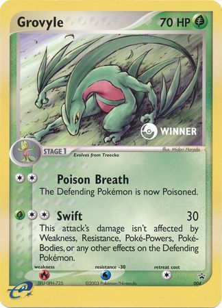 Grovyle (004) (Jumbo Card) [Nintendo: Black Star Promos] | Good Games North