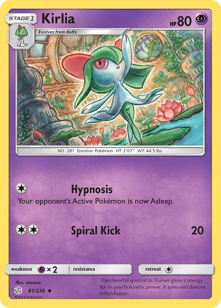 Kirlia (81/236) [Sun & Moon: Cosmic Eclipse] | Good Games North