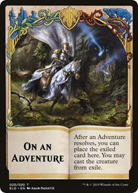 On An Adventure // Spirit Double-sided Token (Challenger 2020) [Unique and Miscellaneous Promos] | Good Games North