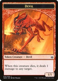 Devil // Satyr Double-sided Token (Challenger 2020) [Unique and Miscellaneous Promos] | Good Games North