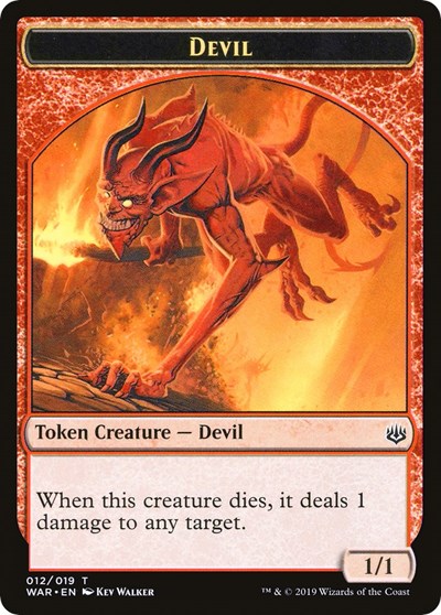 Devil // Satyr Double-sided Token (Challenger 2020) [Unique and Miscellaneous Promos] | Good Games North