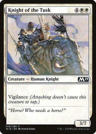 Knight of the Tusk [Core Set 2019] | Good Games North