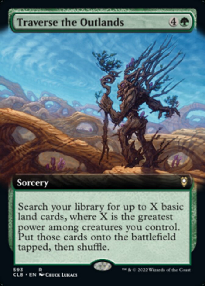 Traverse the Outlands (Extended Art) [Commander Legends: Battle for Baldur's Gate] | Good Games North
