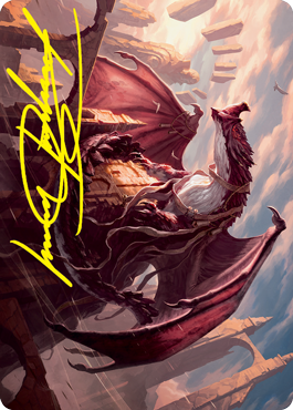 Velomachus Lorehold Art Card (Gold-Stamped Signature) [Strixhaven: School of Mages Art Series] | Good Games North