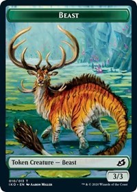 Beast (010) // Snake Double-sided Token [Commander 2020] | Good Games North
