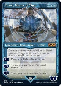 Teferi, Master of Time (Showcase) (290) [Core Set 2021] | Good Games North