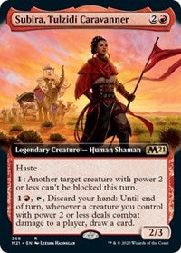 Subira, Tulzidi Caravanner (Extended Art) [Core Set 2021] | Good Games North