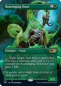 Scavenging Ooze (Alternate Art) [Core Set 2021] | Good Games North