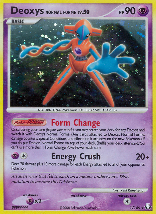 Deoxys Normal Forme (1/146) [Diamond & Pearl: Legends Awakened] | Good Games North