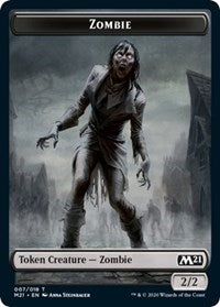 Zombie Token [Core Set 2021] | Good Games North
