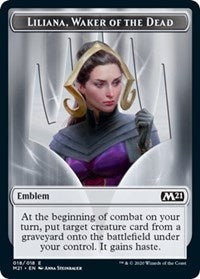 Emblem - Liliana, Waker of the Dead [Core Set 2021] | Good Games North