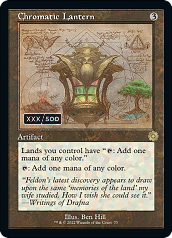 Chromatic Lantern (Retro Schematic) (Serial Numbered) [The Brothers' War Retro Artifacts] | Good Games North