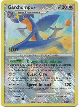 Garchomp (5/147) (Championship Promo Staff) [Platinum: Supreme Victors] | Good Games North