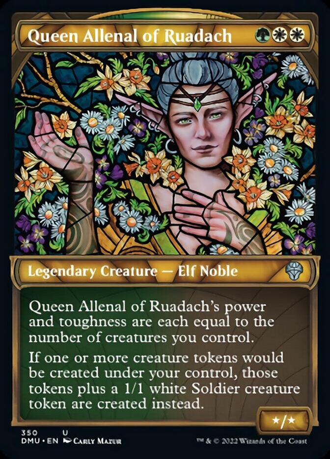 Queen Allenal of Ruadach (Showcase Textured) [Dominaria United] | Good Games North