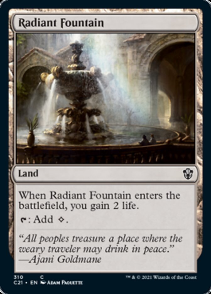Radiant Fountain [Commander 2021] | Good Games North