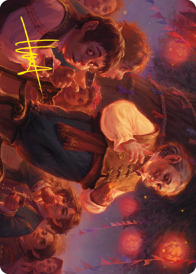 Bilbo, Retired Burglar Art Card (Gold-Stamped Signature) [The Lord of the Rings: Tales of Middle-earth Art Series] | Good Games North