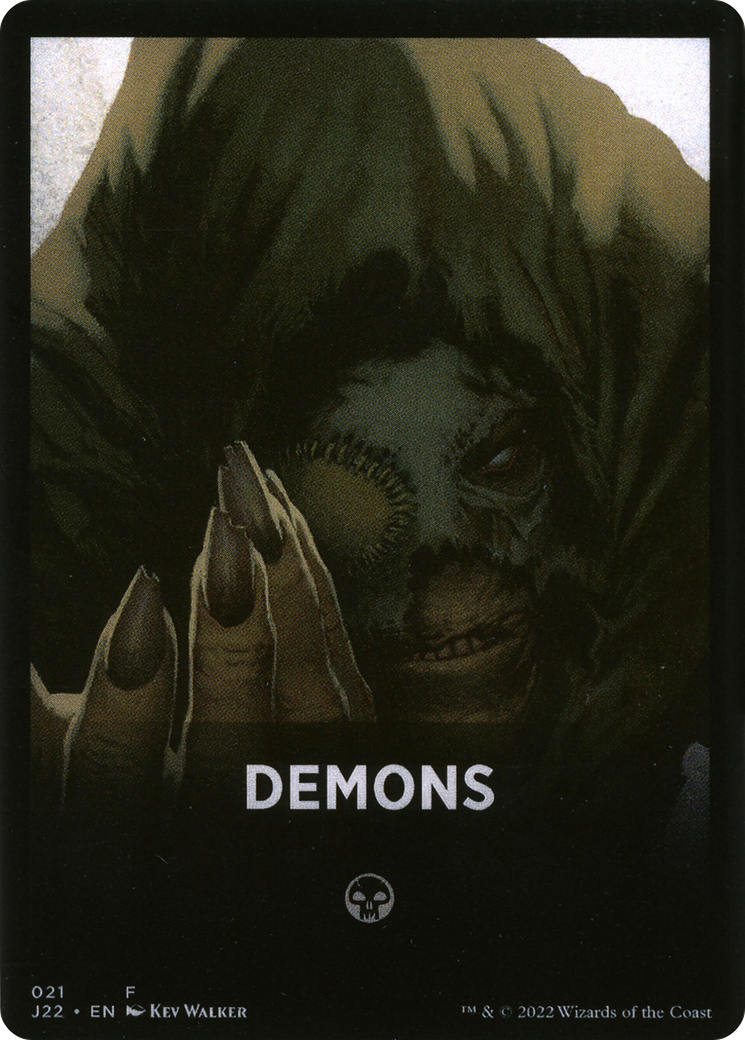 Demons Theme Card [Jumpstart 2022 Front Cards] | Good Games North
