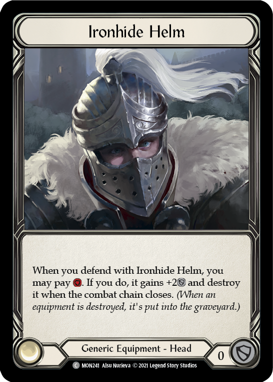 Ironhide Helm [MON241-CF] 1st Edition Cold Foil | Good Games North
