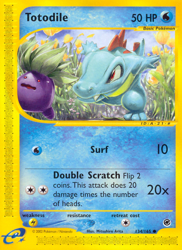 Totodile (134/165) [Expedition: Base Set] | Good Games North