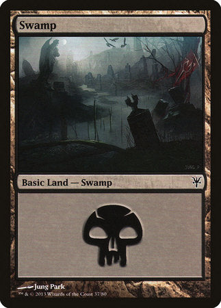 Swamp (37) [Duel Decks: Sorin vs. Tibalt] | Good Games North