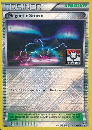 Magnetic Storm (91/106) (League Promo) [XY: Flashfire] | Good Games North