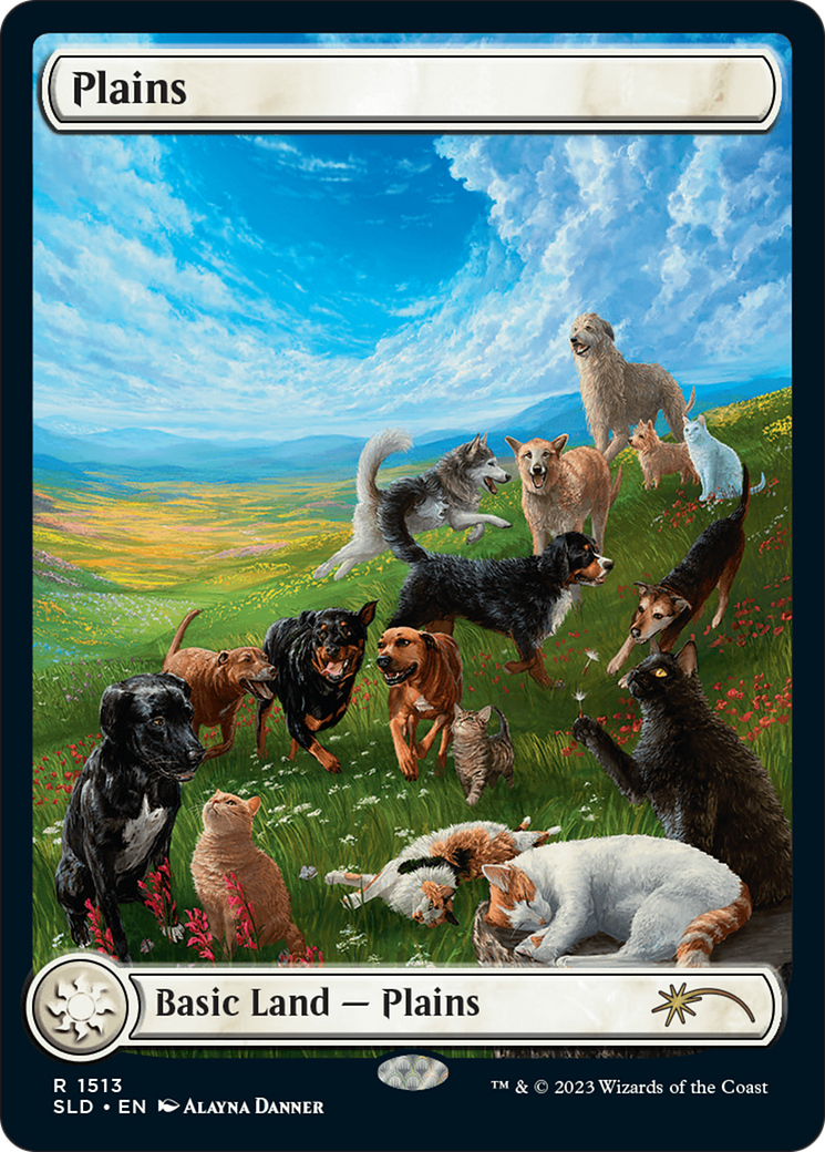 Plains (1513) [Secret Lair Commander Deck: Raining Cats and Dogs] | Good Games North