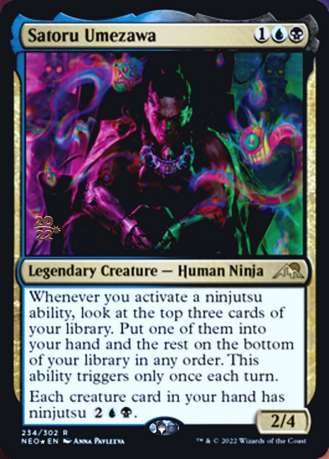 Satoru Umezawa [Kamigawa: Neon Dynasty Prerelease Promos] | Good Games North