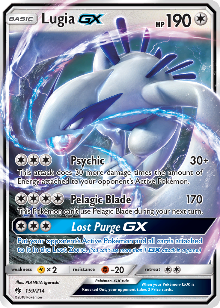 Lugia GX (159/214) [Sun & Moon: Lost Thunder] | Good Games North