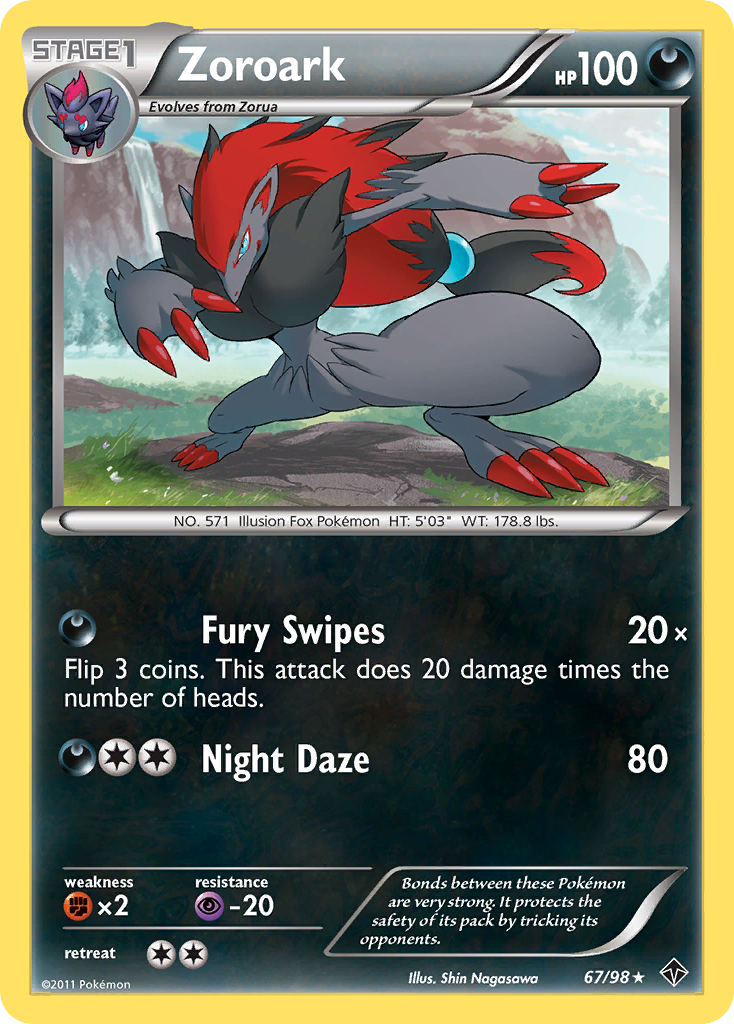 Zoroark (67/98) [Black & White: Emerging Powers] | Good Games North