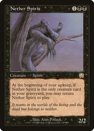 Nether Spirit [Mercadian Masques] | Good Games North