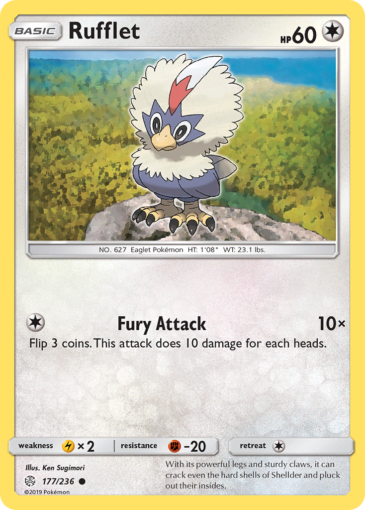 Rufflet (177/236) [Sun & Moon: Cosmic Eclipse] | Good Games North