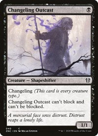 Changeling Outcast [Zendikar Rising Commander] | Good Games North