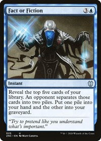 Fact or Fiction [Zendikar Rising Commander] | Good Games North
