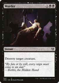 Murder [Zendikar Rising Commander] | Good Games North