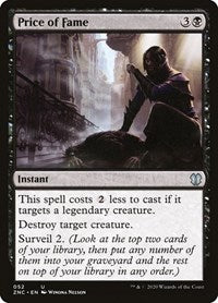 Price of Fame [Zendikar Rising Commander] | Good Games North
