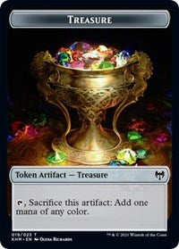 Treasure // Spirit Double-sided Token [Kaldheim Tokens] | Good Games North