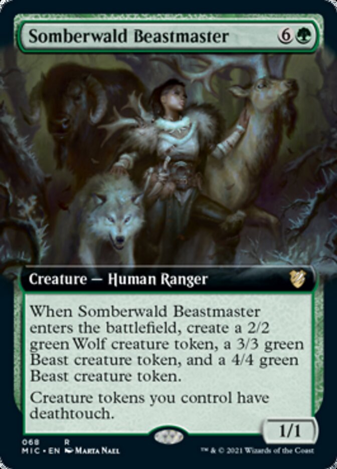 Somberwald Beastmaster (Extended) [Innistrad: Midnight Hunt Commander] | Good Games North