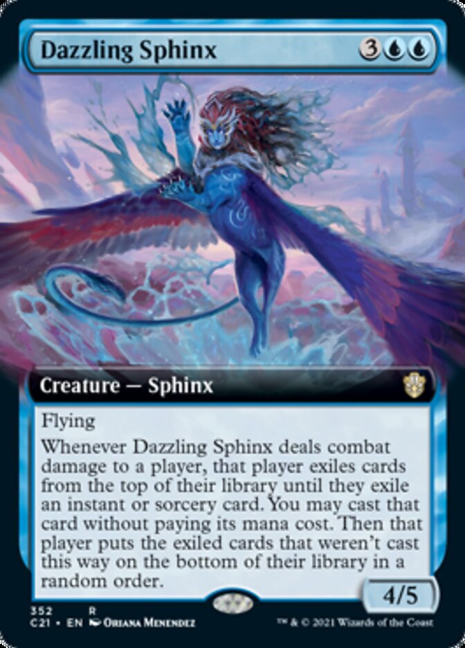 Dazzling Sphinx (Extended) [Commander 2021] | Good Games North