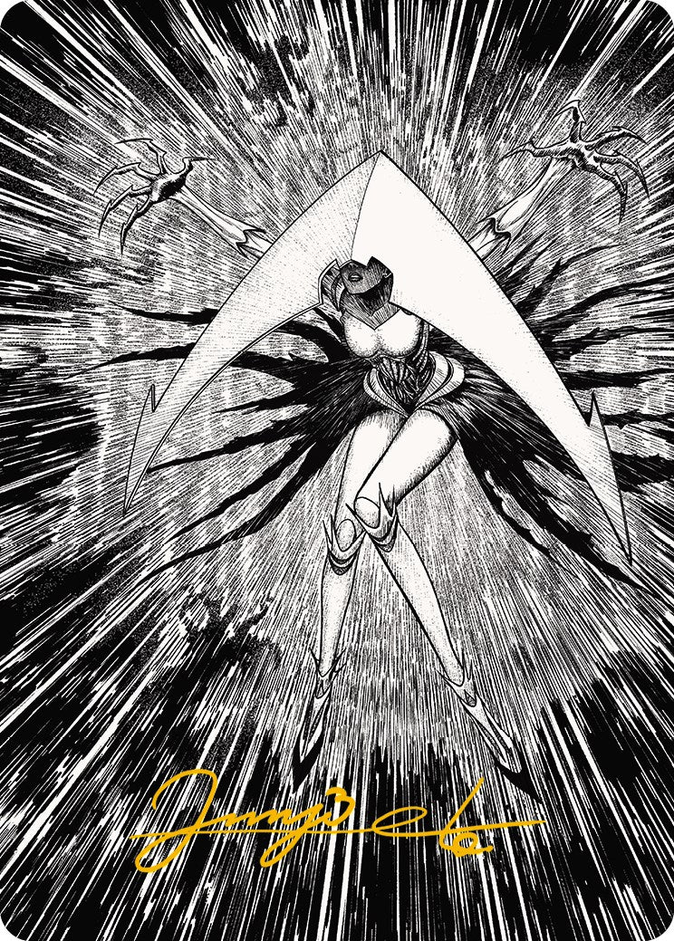 Elesh Norn, Mother of Machines 2 Art Card (Gold-Stamped Signature) [Phyrexia: All Will Be One Art Series] | Good Games North