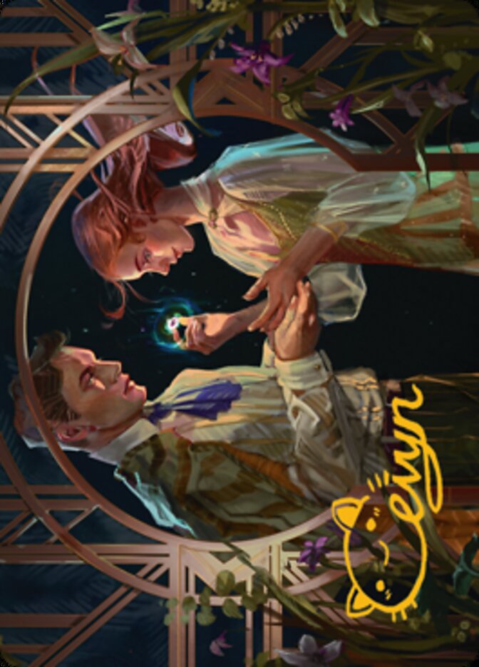 Prosperous Partnership Art Card (Gold-Stamped Signature) [Streets of New Capenna Art Series] | Good Games North