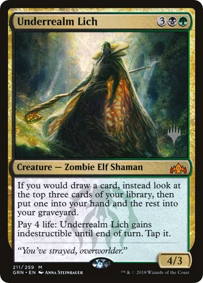 Underrealm Lich [Promo Pack: Zendikar Rising] | Good Games North