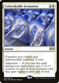 Unbreakable Formation [Promo Pack: Zendikar Rising] | Good Games North