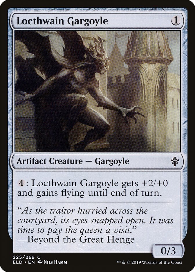 Locthwain Gargoyle [Throne of Eldraine] | Good Games North