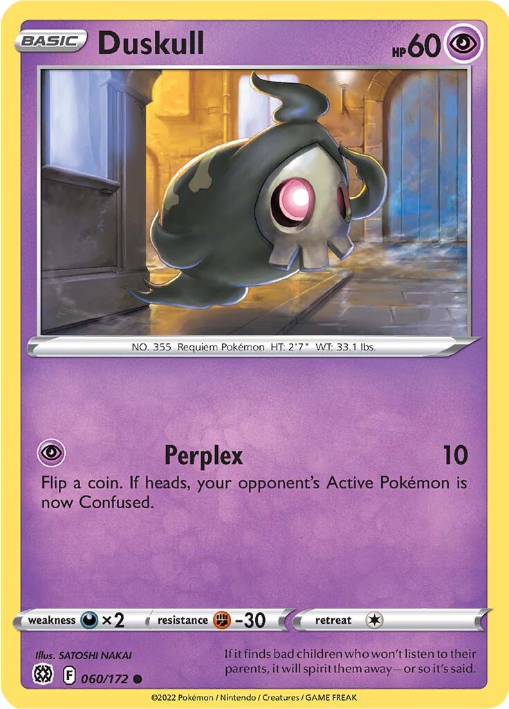 Duskull (060/172) [Sword & Shield: Brilliant Stars] | Good Games North