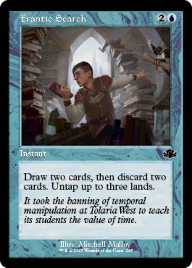 Frantic Search (Retro) [Dominaria Remastered] | Good Games North
