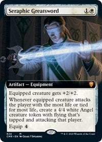 Seraphic Greatsword (Extended Art) [Commander Legends] | Good Games North