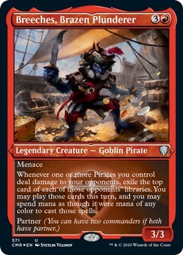 Breeches, Brazen Plunderer (Foil Etched) [Commander Legends] | Good Games North