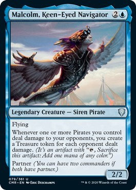 Malcolm, Keen-Eyed Navigator [Commander Legends] | Good Games North