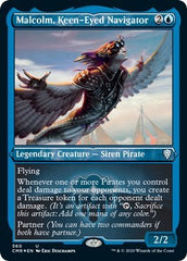 Malcolm, Keen-Eyed Navigator (Foil Etched) [Commander Legends] | Good Games North