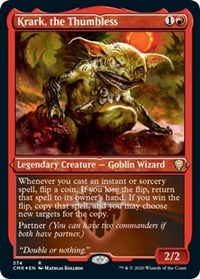 Krark, the Thumbless (Foil Etched) [Commander Legends] | Good Games North